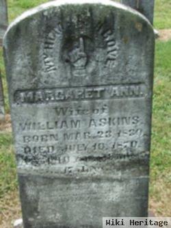 Margaret Ann Stone Askins