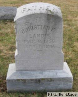 Christian F Landis