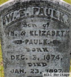 William E Paulk