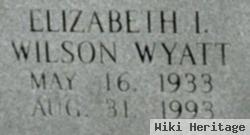 Elizabeth I. "liz" Wilson Wyatt