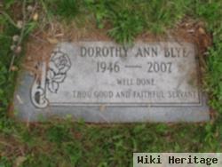 Dorothy Ann Blye