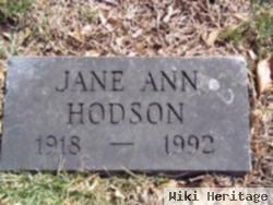 Jane Ann Hodson