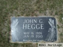 John G Hegge