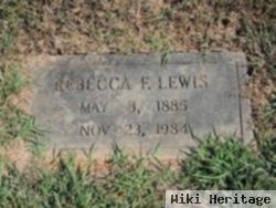 Rebecca W Fudge Lewis