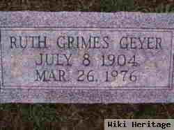 Ruth Grimes Geyer