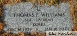 Sgt Thomas F. Williams