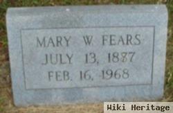 Mary Elizabeth Waddell Fears