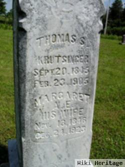 Pvt Thomas Shelton Krutsinger