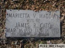 Marietta V Maddux Cato