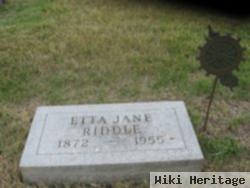 Etta Jane Smith Riddle