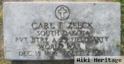 Carl F Zeeck