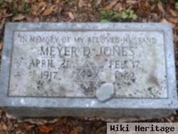 Meyer D Jones
