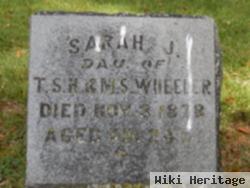 Sarah J Wheeler