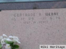 Gertrude F Webre