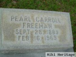 Pearl Carroll Freeman