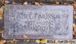 Alice F Monson