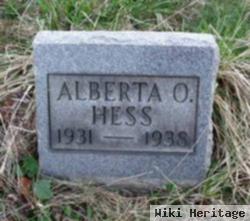 Alberta O. Hess