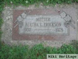 Bertha L Jacobson Erickson