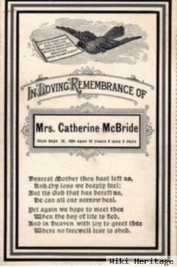 Catherine Spence Mcbride