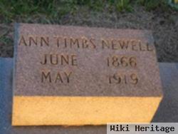 Ann Timbs Newell