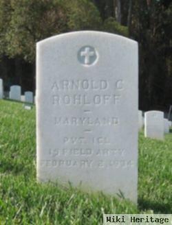 Pfc Arnold C Rohloff