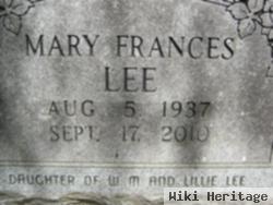 Mary Frances Lee