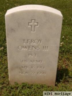 Leroy Owens, Iii