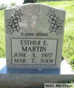 Esther E Martin