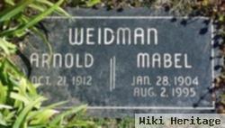 Mabel R Erickson Weidman