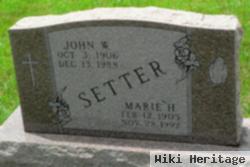 Marie H Reedy Setter