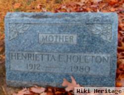 Henrietta E Steinhauer Holeton