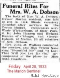 Nellie A. Dobson