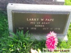Larry William Pape