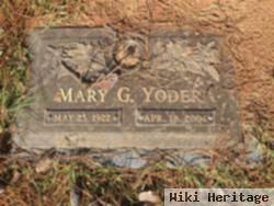 Mary G Yoder