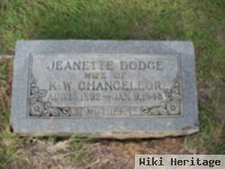 Jeanelle Dodge Chancellor