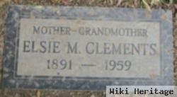 Elsie M Clements