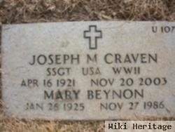 Joseph M Craven