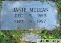 Janie Edith Mclean