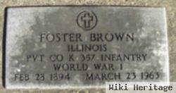 Foster Brown