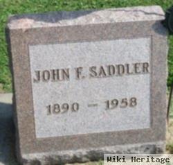 John Francis Saddler