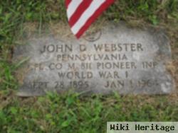 John D Webster