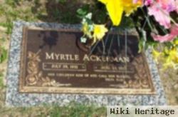 Myrtle Lee Sims Ackerman