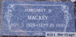 Margaret D Mackey