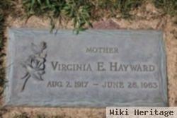 Virginia E Hayward