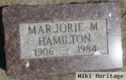 Marjorie M Hamilton