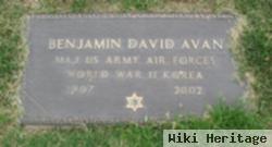 Maj Benjamin David Avan
