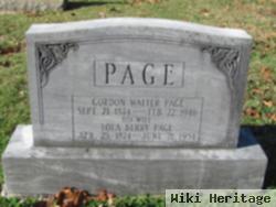 Gordon Walter Page