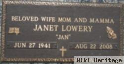 Janet "jan" Lowery