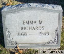 Emma M Richards