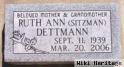 Ruth Ann Sitzman Dettmann